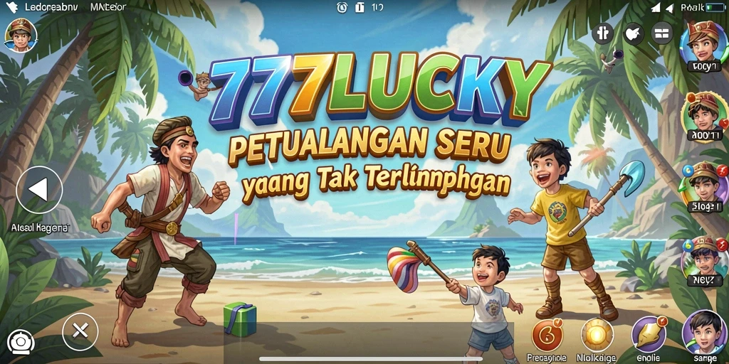 Screenshot gameplay 777LUCKY menampilkan petualangan seru di dunia yang menakjubkan.