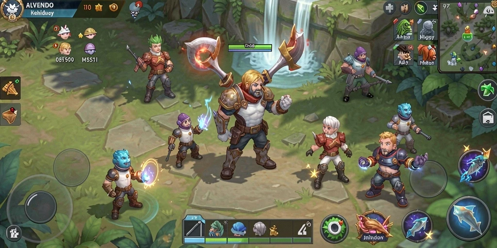 Tangkapan layar gameplay ALVENDO menampilkan interaksi yang seru dan mendalam.