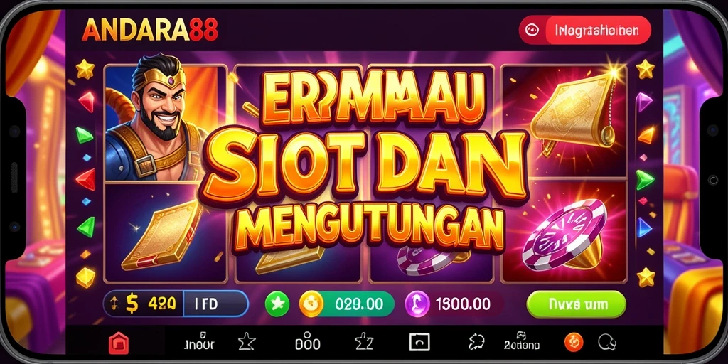 Tampilan menarik dari gameplay Slot ANDARA88 yang seru.