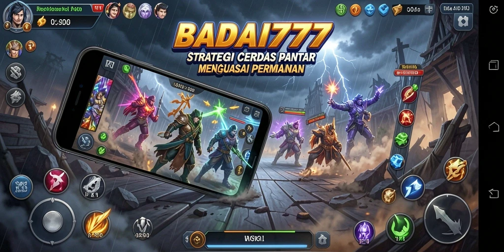 Tangkapan layar BADAI777 menampilkan pertempuran strategi yang intens dan penuh ketegangan.