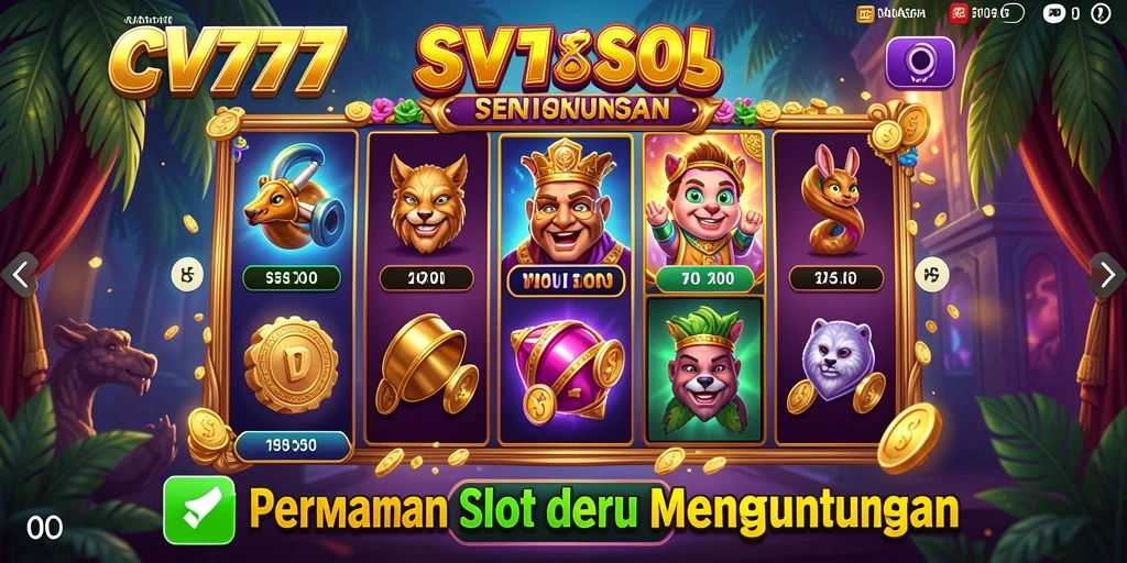 Screenshot gameplay Slot CV777 yang seru dan mengasyikkan.