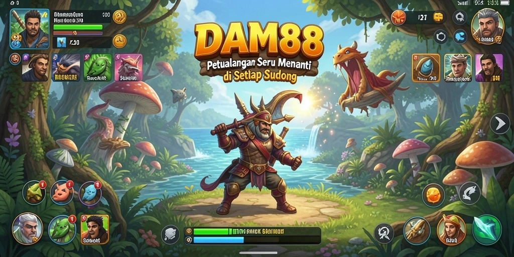 Tampilan menarik dari gameplay seru DAM88 di dunia petualangan.