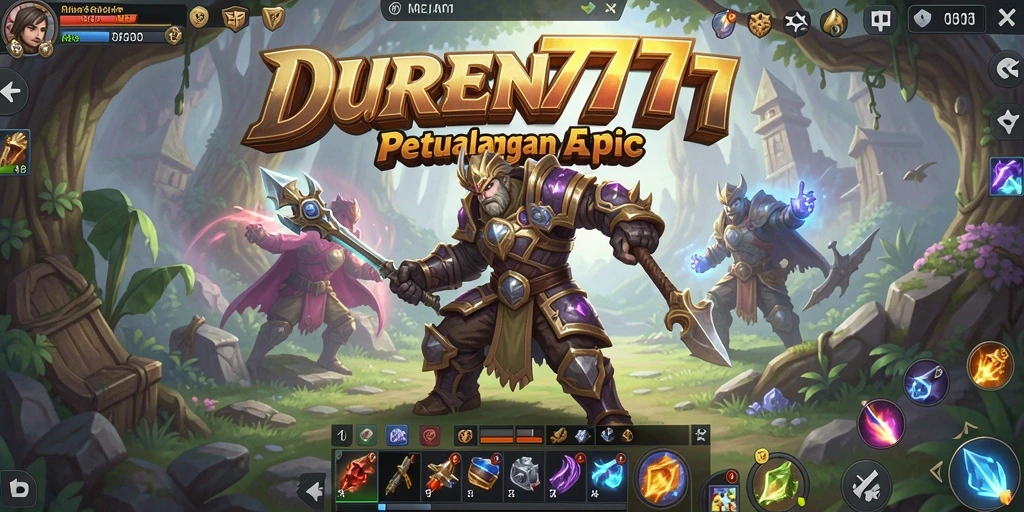 Tampilan gameplay DUREN777 yang menarik dalam dunia ARPG.