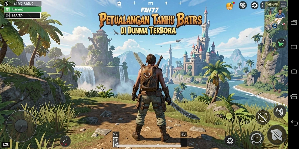 Tampilan gameplay FAV77 yang mengesankan dengan eksplorasi terbuka.