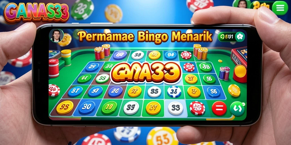 Tampilan menarik dari gameplay Bingo di GANAS33.