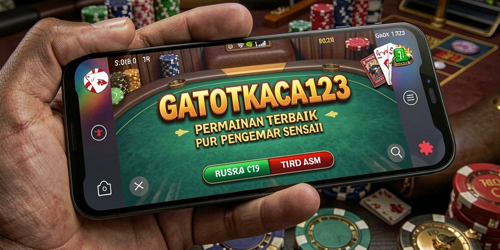 Tampilan gameplay menarik GATOTKACA123 dengan suasana Kasino yang autentik.
