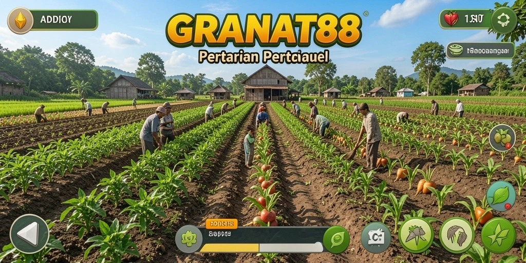 Tampilan gameplay GRANAT88 yang menarik dan interaktif di dunia pertanian.