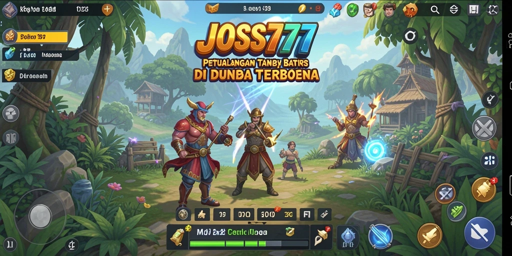 Screenshot gameplay <strong>JOSS777</strong> menampilkan petualangan seru di dunia terbuka.
