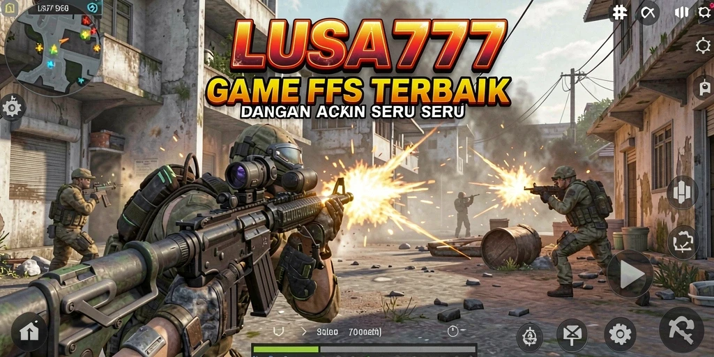 Gameplay mendebarkan dalam LUSA777 dengan aksi tembak-menembak intens.