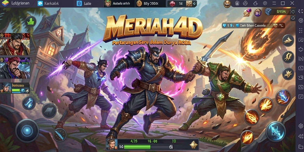 Tampilan menarik dari gameplay seru di MERIAH4D.