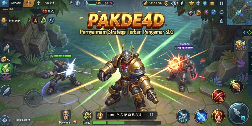 Screenshot dari gameplay PAKDE4D menunjukkan strategi pertempuran yang mendebarkan.