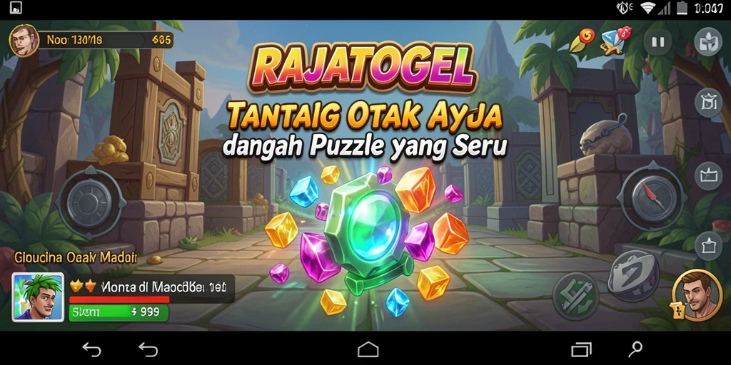 Tangkapan layar gameplay RAJATOGEL menunjukkan tantangan Puzzle yang menegangkan.