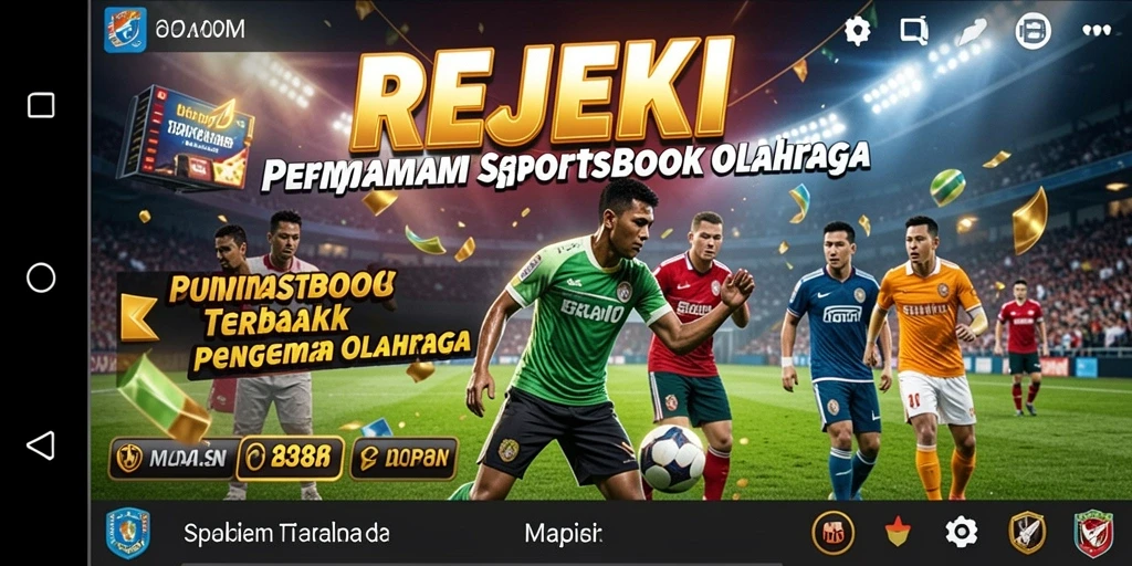 Tampilan gameplay Sportsbook yang menarik dan interaktif.