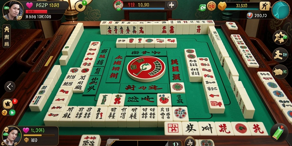 Screenshot utama RP62RP menampilkan gameplay Mahjong yang seru dan menarik.