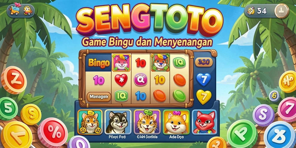 Tampilan menarik dari permainan Bingo SENGTOTO.