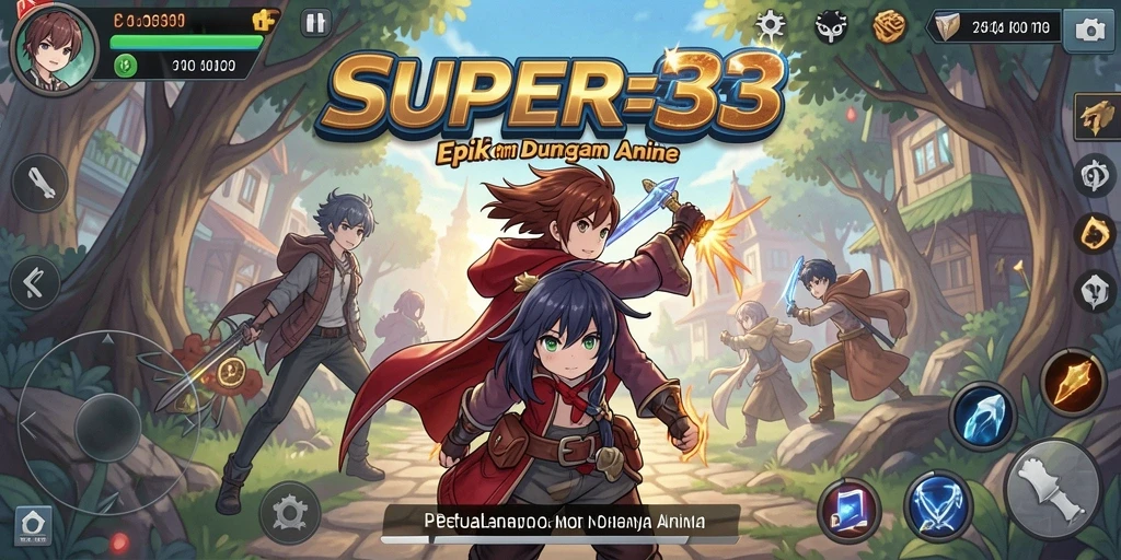Tampilan mengesankan dari laga seru dalam <strong>SUPER33</strong> dengan karakter anime.