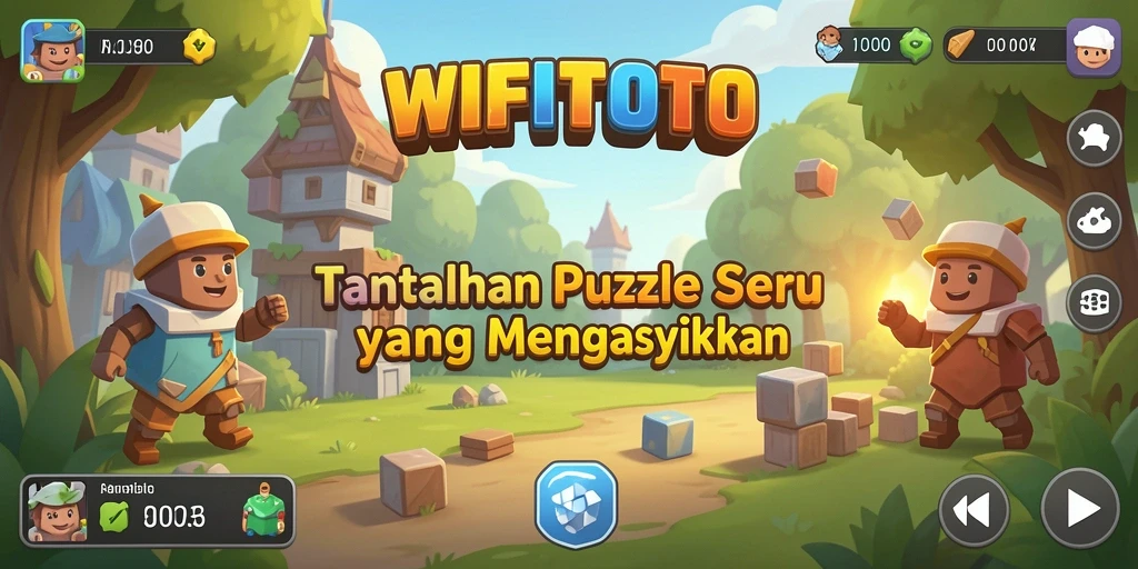 Tampilan gameplay WIFITOTO dengan teka-teki seru dan menantang.
